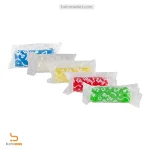 تیوب رنگ داخل سطل خمیر بازی