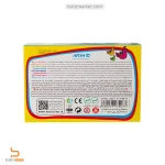 پشت جعبه رنگ انگشتی 6 رنگ آریا